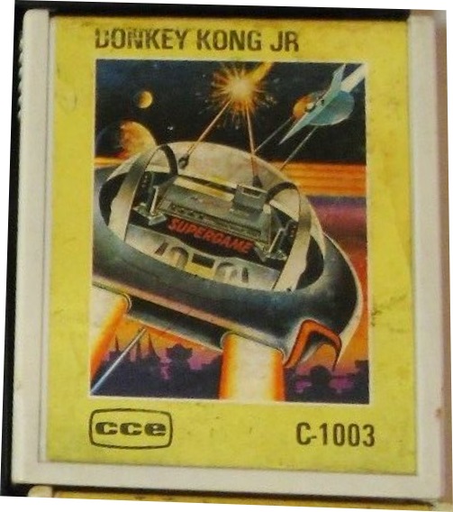 ATARI CCE DONKEY KONG JR GOLD LABEL ETIQUETA DOURADA