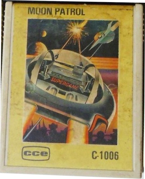 ATARI CCE MOON PATROL GOLD LABEL ETIQUETA DOURADA