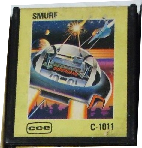 ATARI CCE SMURF GOLD LABEL ETIQUETA DOURADA